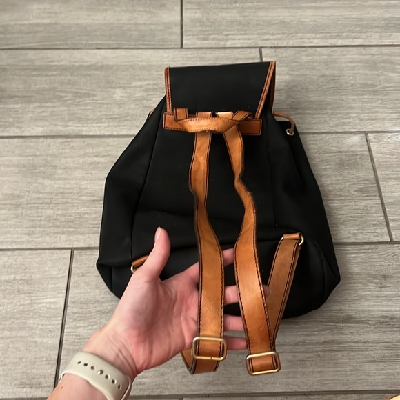 Lancel Vintage Canvas and Leather Backpack - Picture 9 of 11